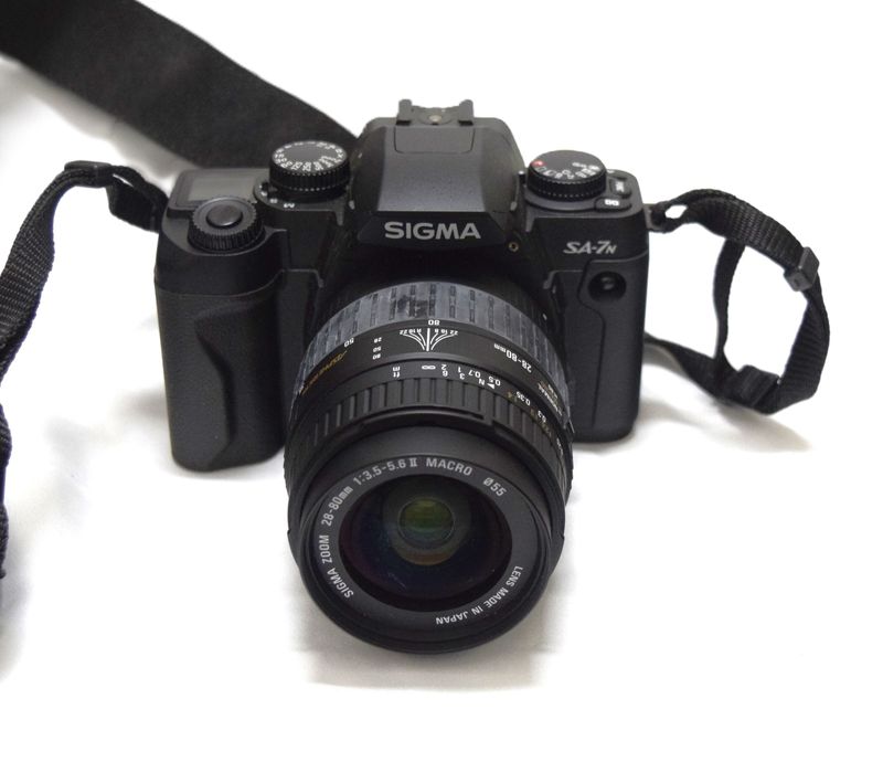 Sigma SA-7M SLR Film Camera And Lenses