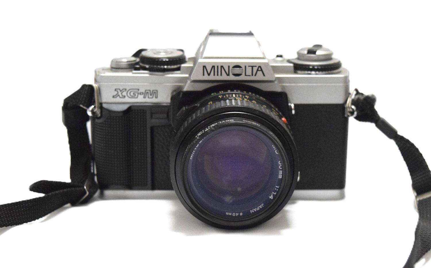 Minolta XG-M SLR Film Camera and Lens