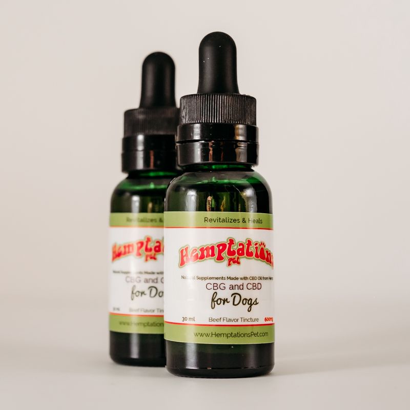 Dog CBD/CBG Tinctures - Beef Flavor