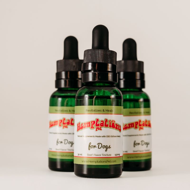 Dog CBD Tinctures - Beef Flavor