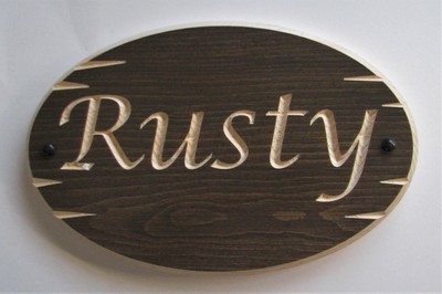 Custom Carved Distressed Look Stained Wood Horse Name Plaue for Stall and  Stable Signs