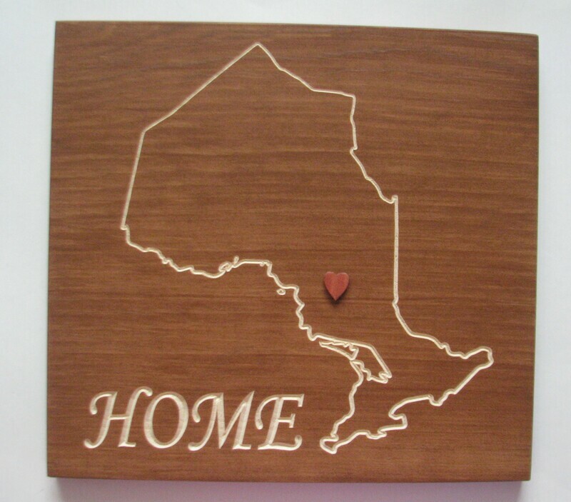 Rustic Ontario Home Sign