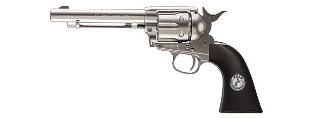 UMAREX COLT LICENSED NICKEL PEACEMAKER PELLET CO2 PISTOL - SILVER