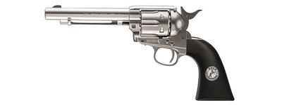 UMAREX COLT LICENSED NICKEL PEACEMAKER PELLET CO2 PISTOL - SILVER