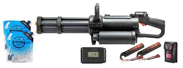 Classic Army M133 Mini Vulcan Aeg Minigun - Battery/Charger Combo