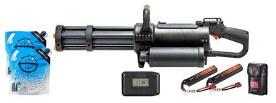 Classic Army M133 Mini Vulcan Aeg Minigun - Battery/Charger Combo - Black