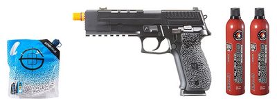 Vorsk Airsoft VP26X Gas Blowback Pistol - Green Gas Combo