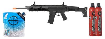 WE Tech MSK Open Bolt Gas Blowback GBBR Airsoft Rifle - Green Gas Combo
