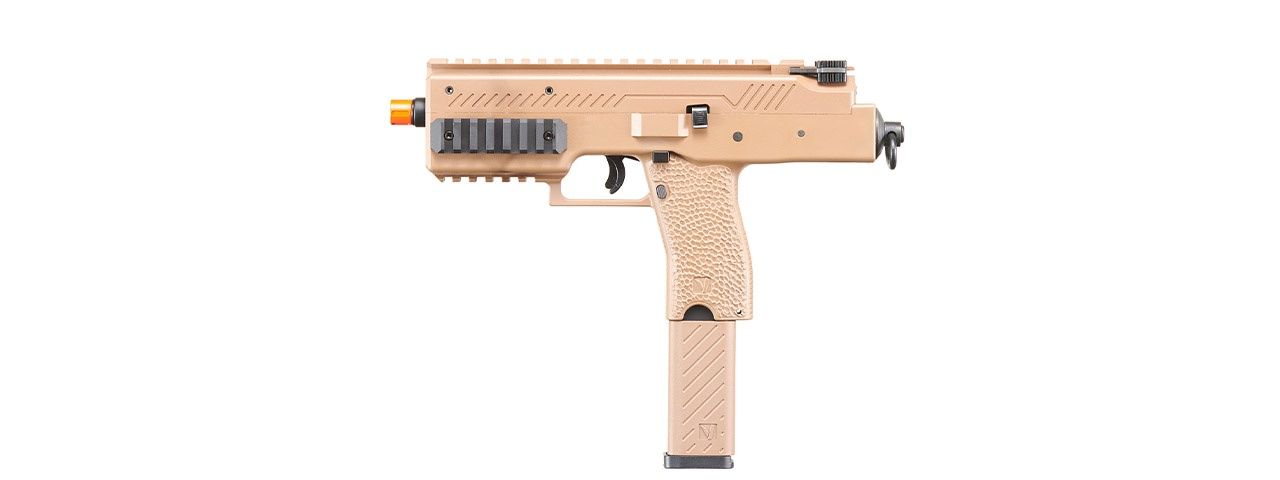 Vorsk VMP-1C GBB Airsoft SMG - Green Gas Combo, COLOR: Tan