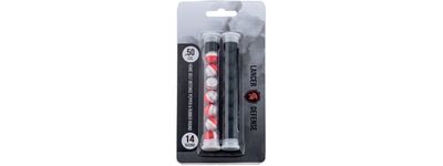 Lancer Defense .50 Cal Pepper Ball and Rubber Ball Pack - 7 Rounds of Each