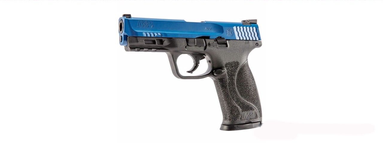 Umarex T4E S&amp;W M&amp;P9 M2.0 LE .43 Cal Co2 Paintball Marker - Black &amp; Blue