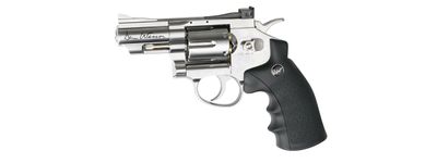 ASG Licensed Dan Wesson 2.5&quot; CO2 .177 Air Revolver Airgun - SILVER