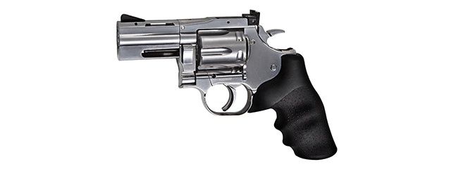 ASG Licensed Dan Wesson 715 2.5&quot; Snub Nose CO2 Airgun Revolver [Pellet Gun] - SILVER