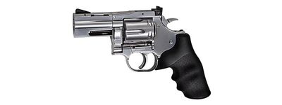 ASG Licensed Dan Wesson 715 2.5&quot; Snub Nose CO2 Airgun Revolver [Pellet Gun] - SILVER
