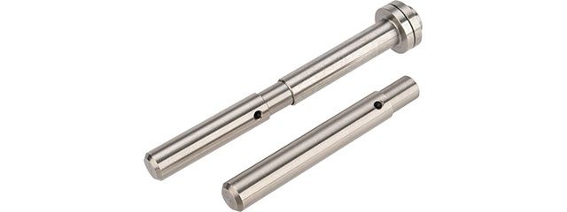 COWCOW CNC Stainless Steel Adjustable Spring Guide Rod for TM Hi-Capa Pistols - Silver