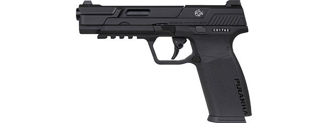 G&amp;G Piranha MK1 GBB Green Gas Airgun  Pistol - Black