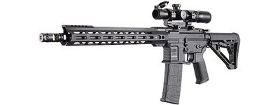 Dr. Gearbox Custom LT-42BV Gen 4 &quot;ALPHA&quot; 13&quot; Full Metal AEG Rifle - Black