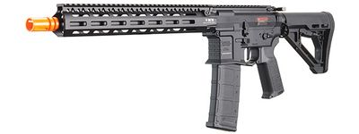 Lancer Tactical Gen 4 Predator SBR AEG w/ BCM Gunfighter 13&quot; Rail System &amp; Nebula II ETU - Black