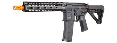 Lancer Tactical Gen 4 Predator SBR AEG w/ BCM Gunfighter 10&quot; Rail System &amp; Nebula II ETU - Black