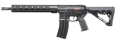 Lancer Tactical Gen 4 Predator SBR AEG w/ PTS SR 12.5&quot; Rail System &amp; Nebula II ETU - Black