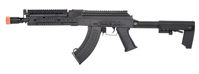 LCT Steel 9.5&quot; KeyMod AK Airsoft AEG Rifle - BLACK