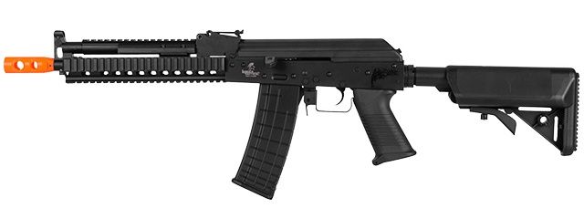 Lancer Tactical LT-10B Beta Project Tactical AK RIS AEG Metal Gear, Polymer Body, COLOR: Black