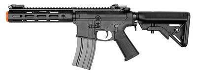 E &amp; L AR Custom SBR AEG Rifle - Platinum