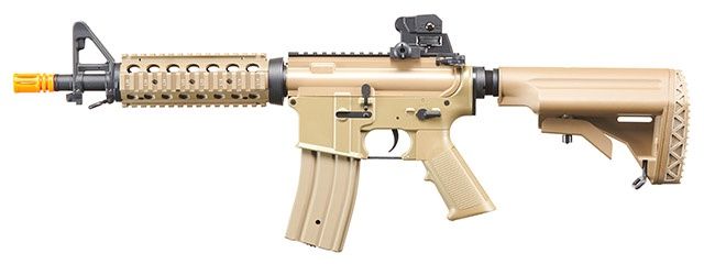 Golden Eagle JG F6624TAN Super Enhanced M4 CQB RIS AEG Airsoft Rifle