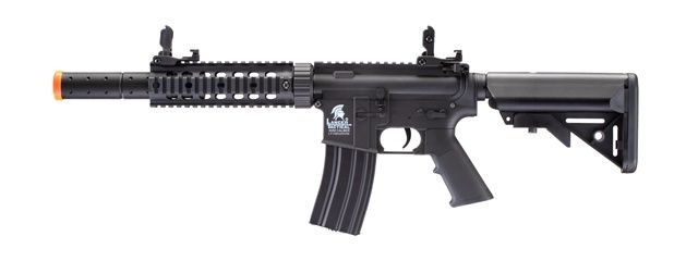 Lancer Tactical Gen 2 M4 SD Carbine Airsoft AEG Rifle with Mock Suppressor