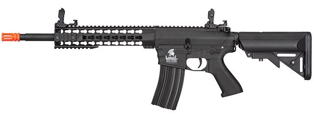 Lancer Tactical Low FPS Gen 2 10&quot; KeyMod M4 Evo Airsoft AEG Rifle, COLOR: Black