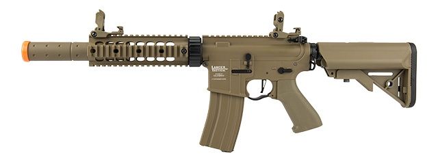 Lancer Tactical Low FPS Proline Gen 2 7" M4 Carbine Airsoft AEG Rifle with Mock Suppressor (