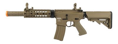 Lancer Tactical Low FPS Proline Gen 2 7&quot; M4 Carbine Airsoft AEG Rifle with Mock Suppressor (