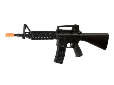 Well Airsoft M4 AEG Tactical RIS with Fixed Stock Carrying Handle