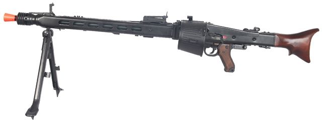 AGM IU-M42 Maschinengewehr MG 42 Full Metal AEG Machine Gun with Drum Magazine