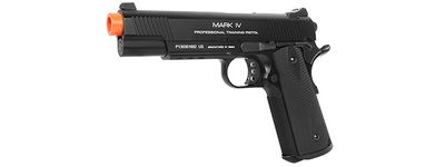 KWA M1911 MKIV PTP Full Metal Gas Blowback Pistol with 20mm Rail