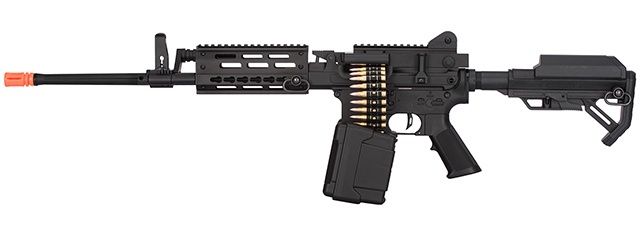 Golden Eagle MCR Light Machine Gun LMG Airsoft AEG Rifle - Long Barrel