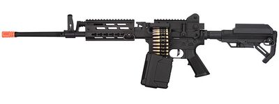 Golden Eagle MCR Light Machine Gun LMG Airsoft AEG Rifle - Long Barrel