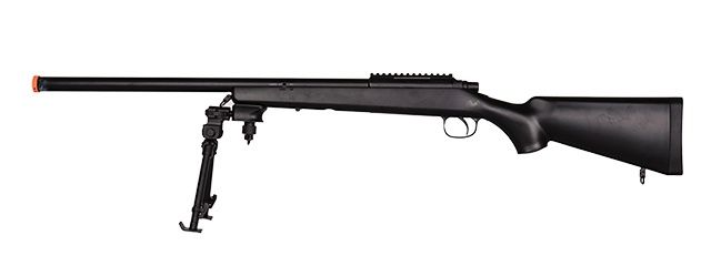 AGM MP001BBIP Bolt Action Airsoft Sniper Rifle with Bi-Pod