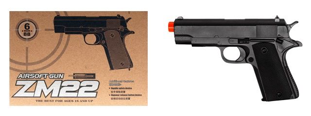 Cyma Metal Spring Powered Airsoft 1911 Pistol