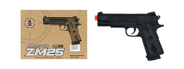Cyma Airsoft ZM25B 230 FPS Metal Spring Pistol