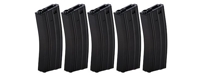 Lancer Tactical High Capacity 300rd metal Airsoft AEG GEN 2 Magazine-Set of 5