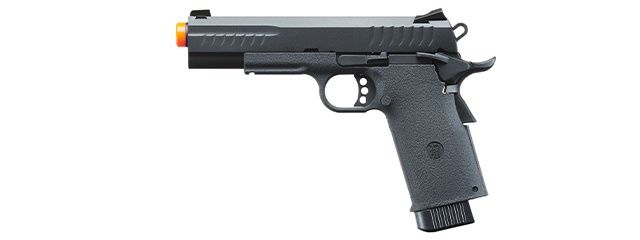 KJW Metal Slide KP-08 1911 CO2 Gas Blow Back Pistol, COLOR: Black