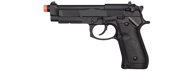 Double Bell M92 Gas Blowback Airsoft Pistol, COLOR: Black
