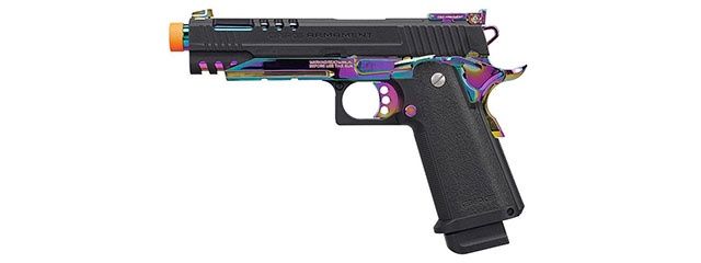 G&amp;G GPM1911 CP Rainbow GBB Airsoft Pistol with Iridescent Hardware