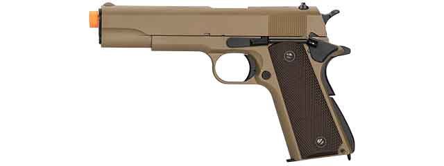 Golden Eagle IMF 3306 1911A1 Single Stack Semi-Auto GBB Metal Pistol