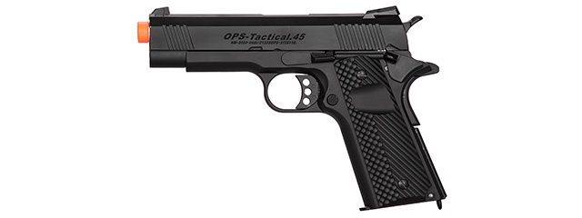 Golden Eagle IMF 3330 OTS Tactical .45 HiCapa Semi-Auto GBB Metal Pistol