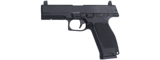 Kizuna Works MKW Full Sized Gas Blowback Airsoft Pistol, COLOR: Black