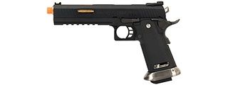 WE Tech 1911 Hi-Capa T-Rex Competition Gas Blowback Airsoft Pistol w/ Sight Mount &amp; Top Ports