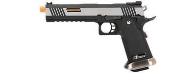 WE Tech 1911 Hi-Capa T-Rex Competition Gas  Blowback Airsoft Pistol w/ Sight Mount &amp; Top Ports