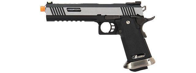 WE Tech 1911 Hi-Capa T-Rex Competition Gas Blowback Airsoft Pistol w/ Sight Mount &amp; Top  Ports